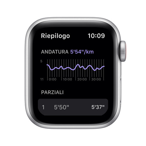 Apple Watch SE Nike+ | 40mm | GPS+Cellular | Cassa in Alluminio | Argento - Ricondizionato