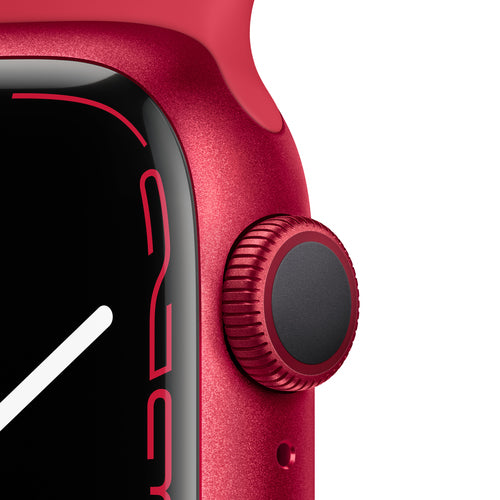 Apple Watch Series 7 41mm | GPS | Cassa in Alluminio Rosso | Cinturino Nero Loop - Ricondizionato