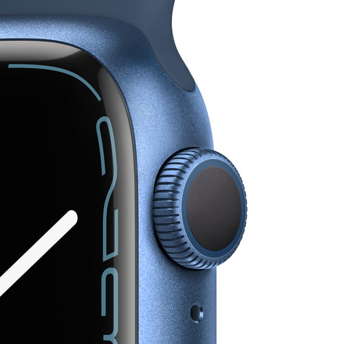 Apple Watch Series 7 41mm | GPS | Cassa in Alluminio Nero | Cinturino Nero - Ricondizionato