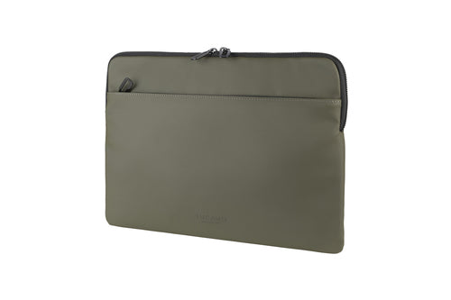 Cover Neoprene in tessuto gommato con tasca  colore Verde Militare  MacBook 13-14" - Nuovo